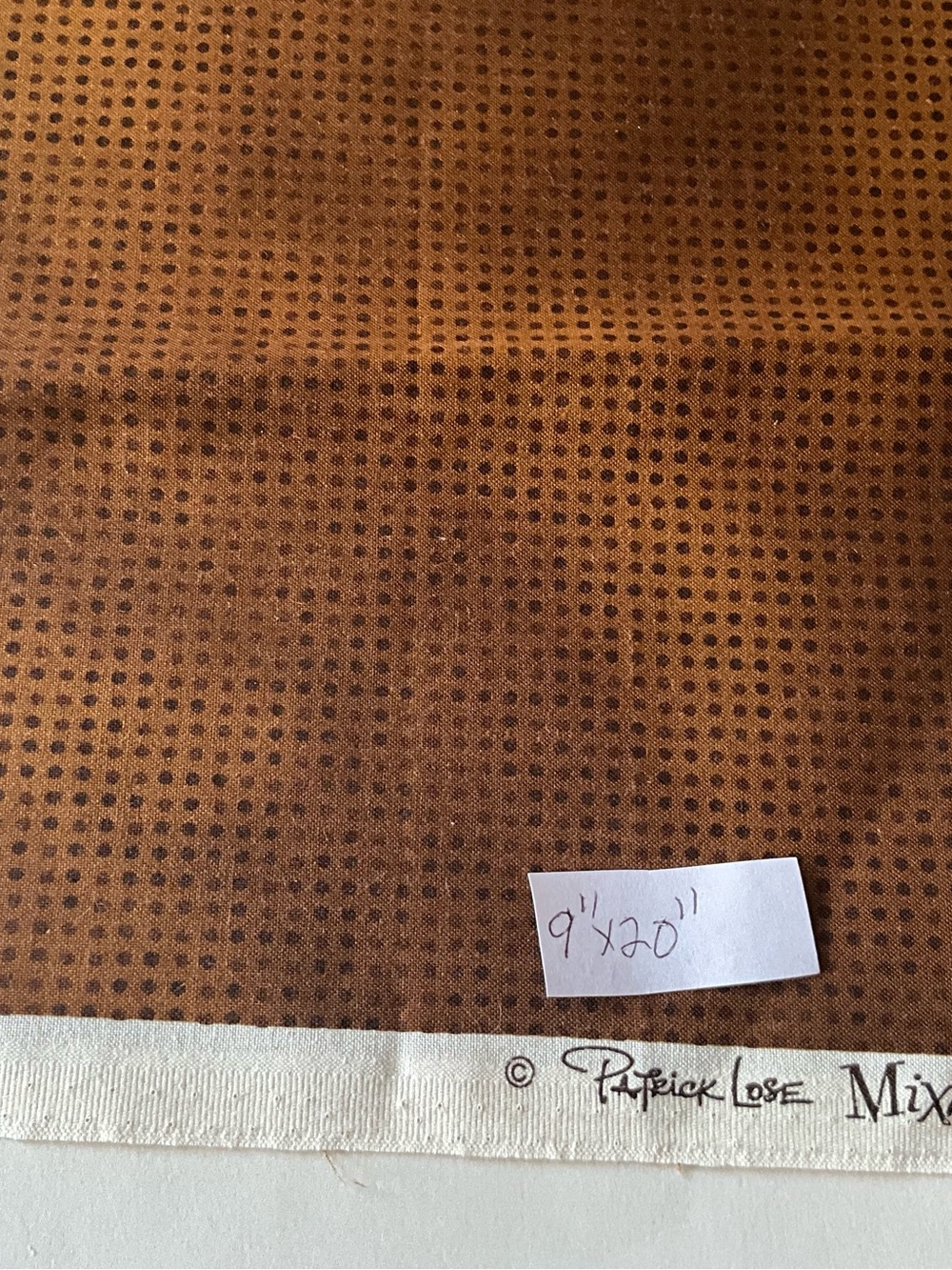 Quilting Sewing Crafts Fabric Lot Moda Pattern#31588 Yellow Brown Tan Cotton - Picture 8 of 8